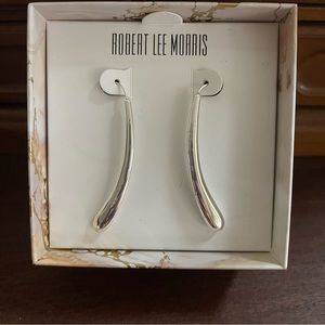 RLM Sliver with Zircon earring NWT